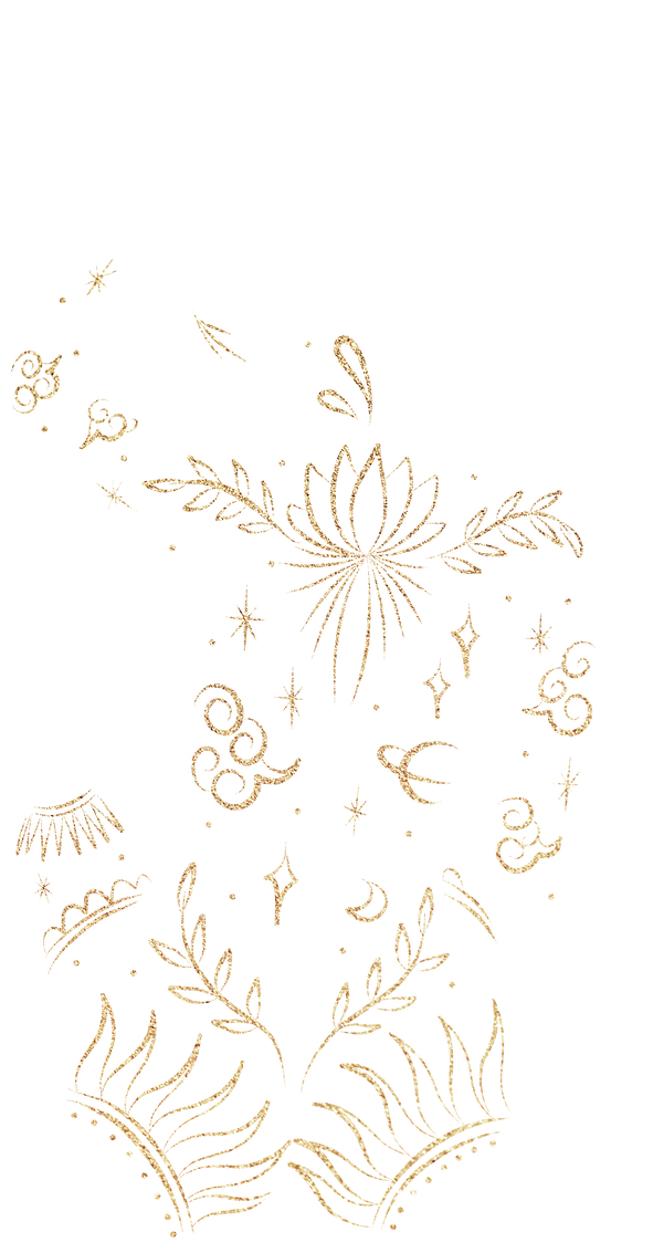 Woman Contour Astrology Illustration 